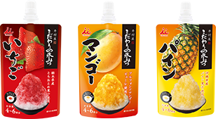 井村屋　こだわりの氷みつ商品イメージ